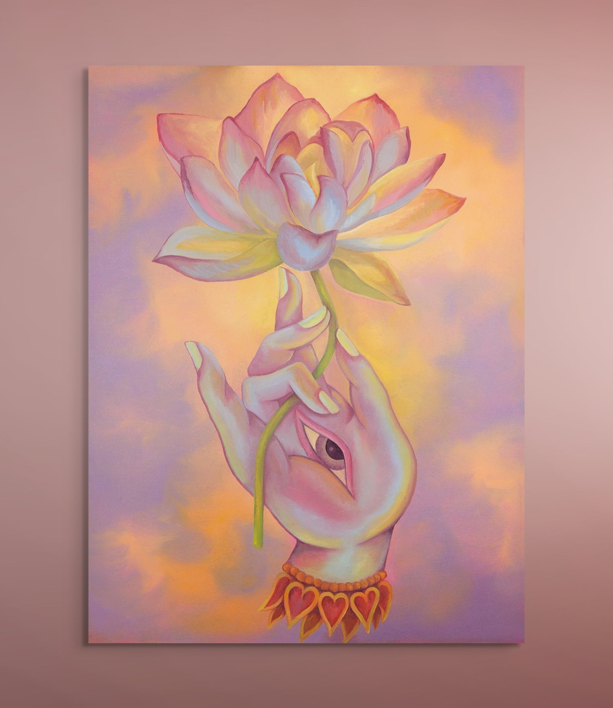 "Awakening Compassion" Original Canvas