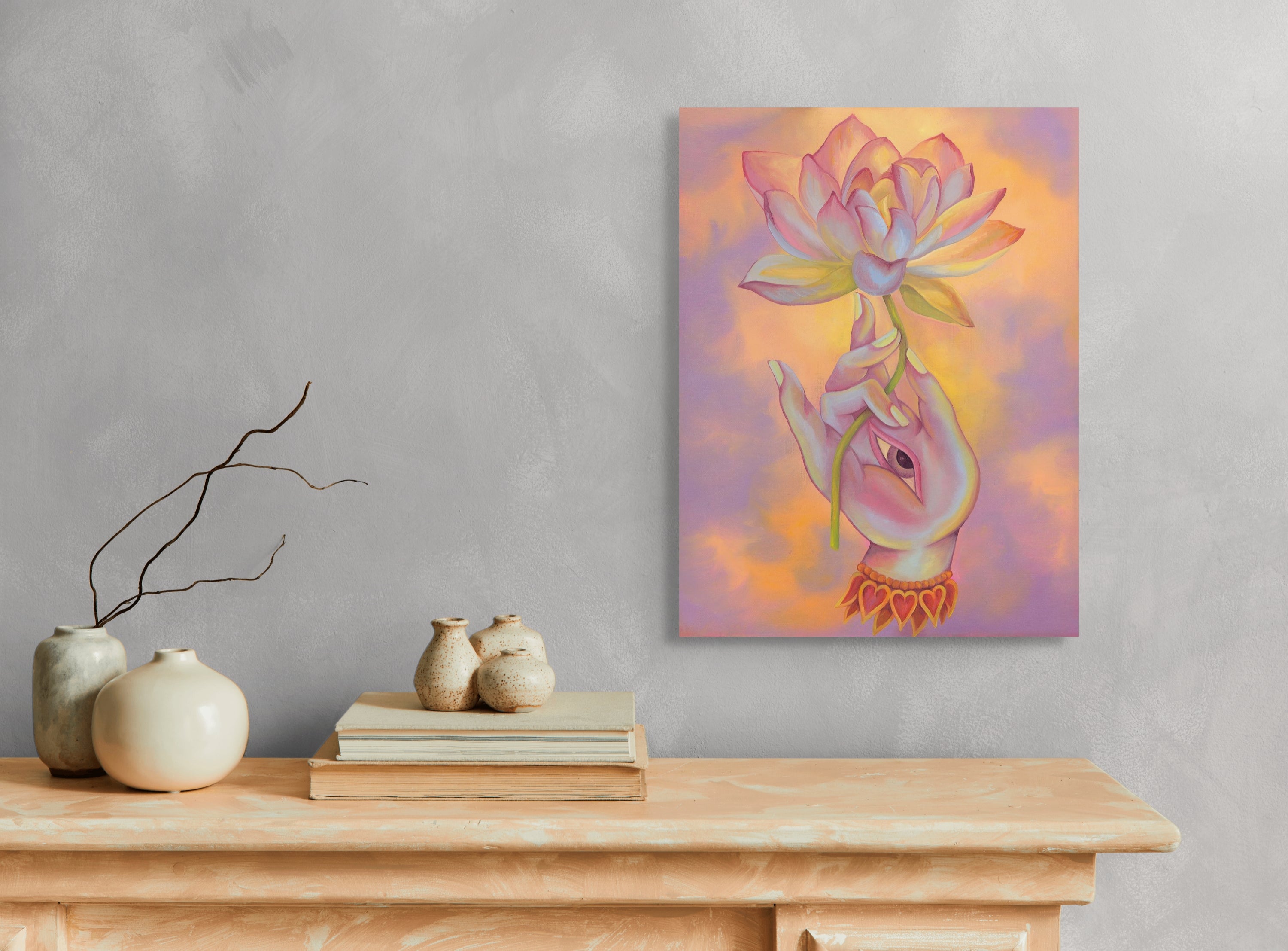 "Awakening Compassion" Original Canvas