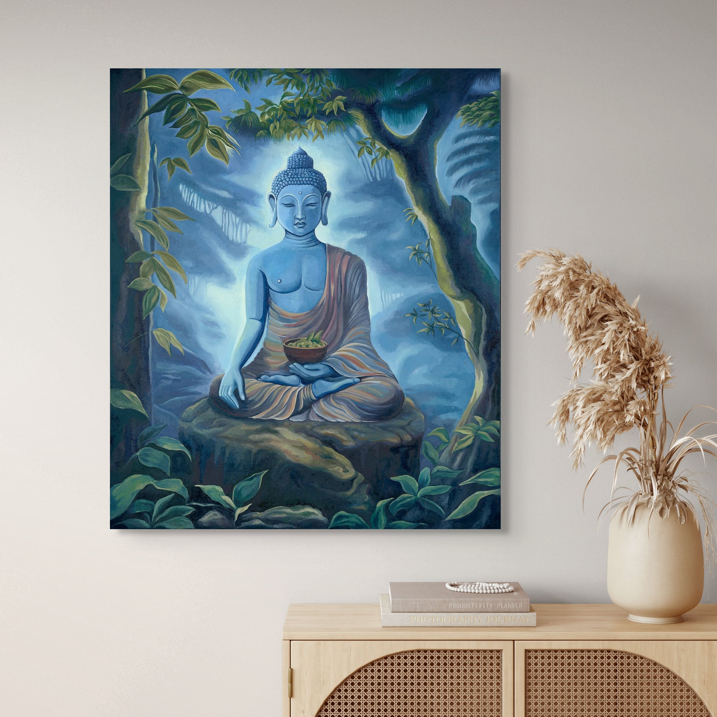 "The Medicine Buddha" Original Canvas